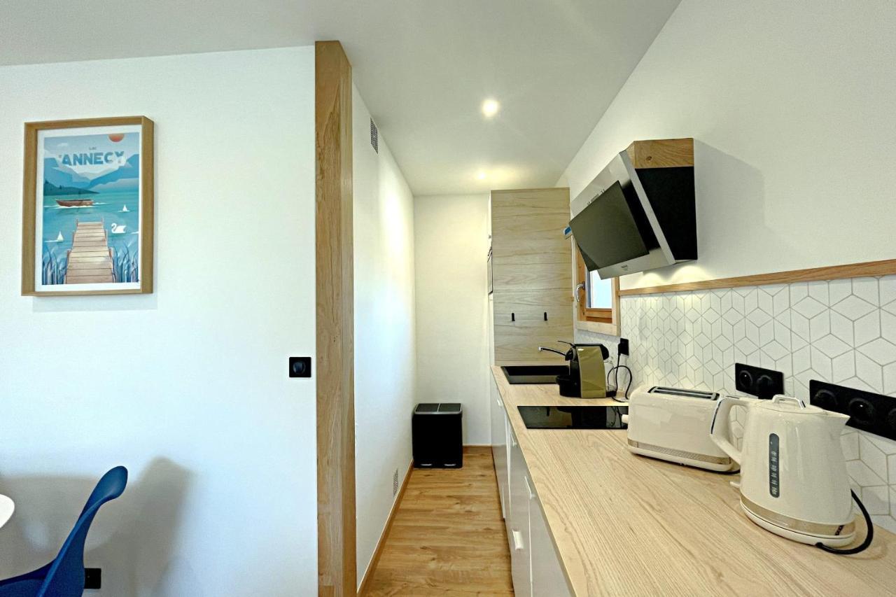 L'Albigny - Lovely Studio - 150 M Beach 안시 외부 사진