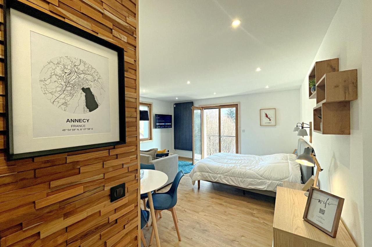 L'Albigny - Lovely Studio - 150 M Beach 안시 외부 사진